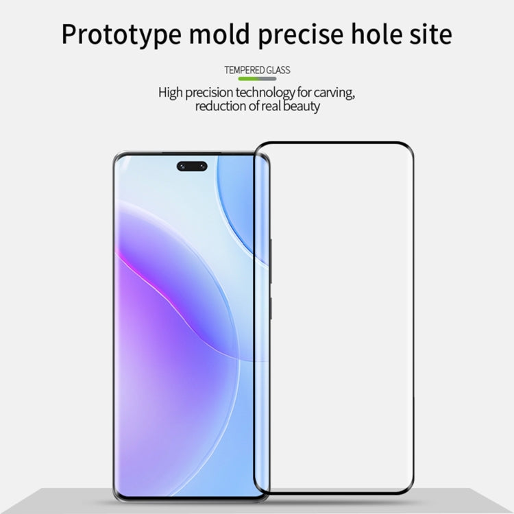 For Xiaomi Civi 3 MOFI 9H 3D Hot Bending Tempered Glass Film(Black) -  by MOFI | Online Shopping South Africa | PMC Jewellery