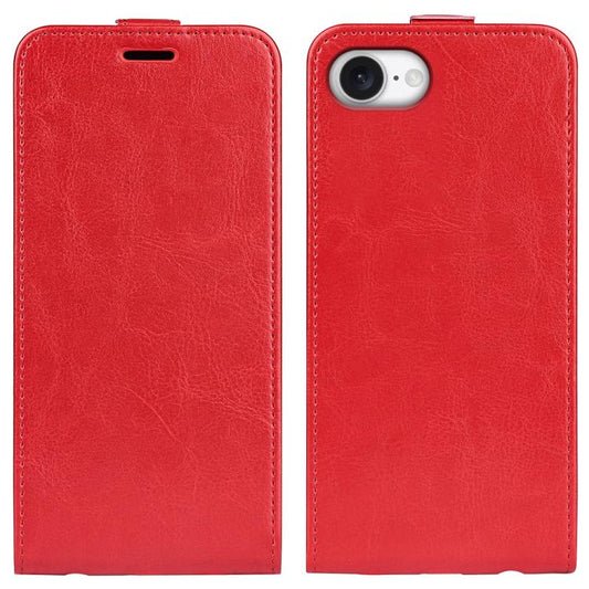 For iPhone 16e R64 Texture Single Vertical Flip Leather Phone Case(Red) - iPhone 16e Cases by PMC Jewellery | Online Shopping South Africa | PMC Jewellery | Buy Now Pay Later Mobicred