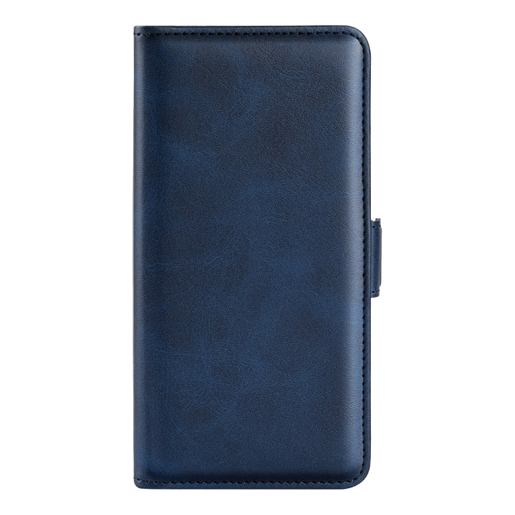 For iPhone 16 Plus Dual-side Magnetic Buckle Horizontal Flip Leather Phone Case(Dark Blue) - iPhone 16 Plus Cases by PMC TechLife | Online Shopping South Africa | PMC TechLife | Buy Now Pay Later Mobicred