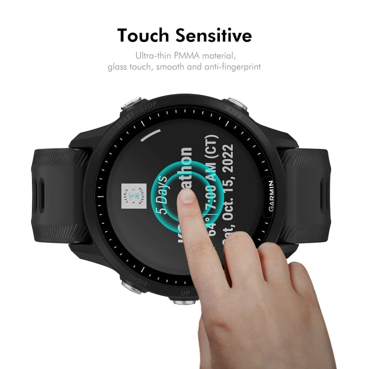 For Garmin Forerunner 955 / 955 Solar 5pcs ENKAY 3D Full Coverage Soft PC Edge PMMA HD Screen Protector Film - free shipping - PMC TechLife - Order now!