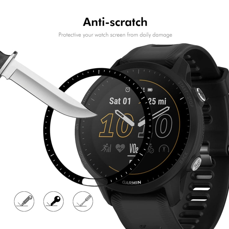 For Garmin Forerunner 955 / 955 Solar 5pcs ENKAY 3D Full Coverage Soft PC Edge PMMA HD Screen Protector Film - free shipping - PMC TechLife - Order now!
