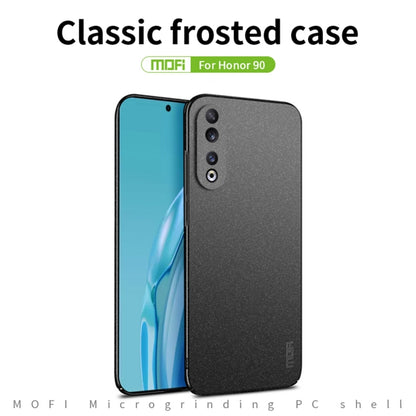 For Honor 90 MOFI Fandun Series Frosted PC Ultra-thin All-inclusive Phone Case(Green) - Honor Cases by MOFI | Online Shopping South Africa | PMC Jewellery