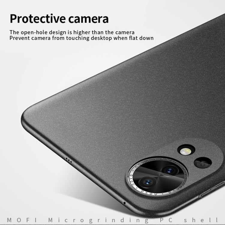 For Huawei Nova 12 Pro/Nova 12 Ultra MOFI Fandun Series Frosted PC Ultra-thin All-inclusive Phone Case(Blue) - Huawei Cases by MOFI | Online Shopping South Africa | PMC Jewellery