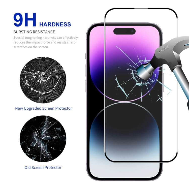 For iPhone 16 Pro 5pcs ENKAY Full Glue High Aluminum-silicon Tempered Glass Film - iPhone 16 Pro Tempered Glass by ENKAY | Online Shopping South Africa | PMC Jewellery | Buy Now Pay Later Mobicred