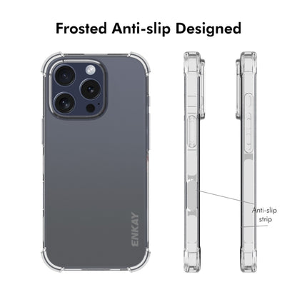 For iPhone 16 Pro ENKAY Hat-Prince Transparent TPU Shockproof Phone Case - iPhone 16 Pro Cases by ENKAY | Online Shopping South Africa | PMC Jewellery | Buy Now Pay Later Mobicred