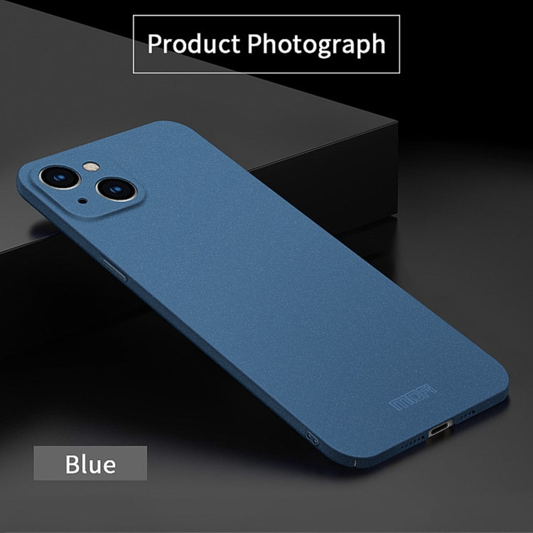 For iPhone 15 Pro Max MOFI Fandun Series Frosted PC Ultra-thin All-inclusive Phone Case(Blue) - iPhone 15 Pro Max Cases by MOFI | Online Shopping South Africa | PMC TechLife
