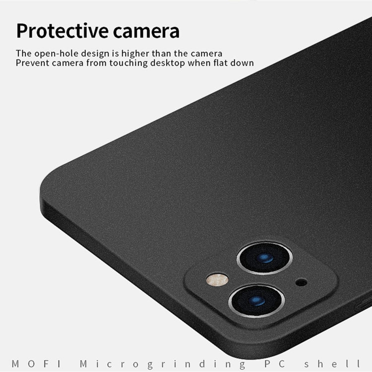 For iPhone 15 Pro Max MOFI Fandun Series Frosted PC Ultra-thin All-inclusive Phone Case(Blue) - iPhone 15 Pro Max Cases by MOFI | Online Shopping South Africa | PMC TechLife