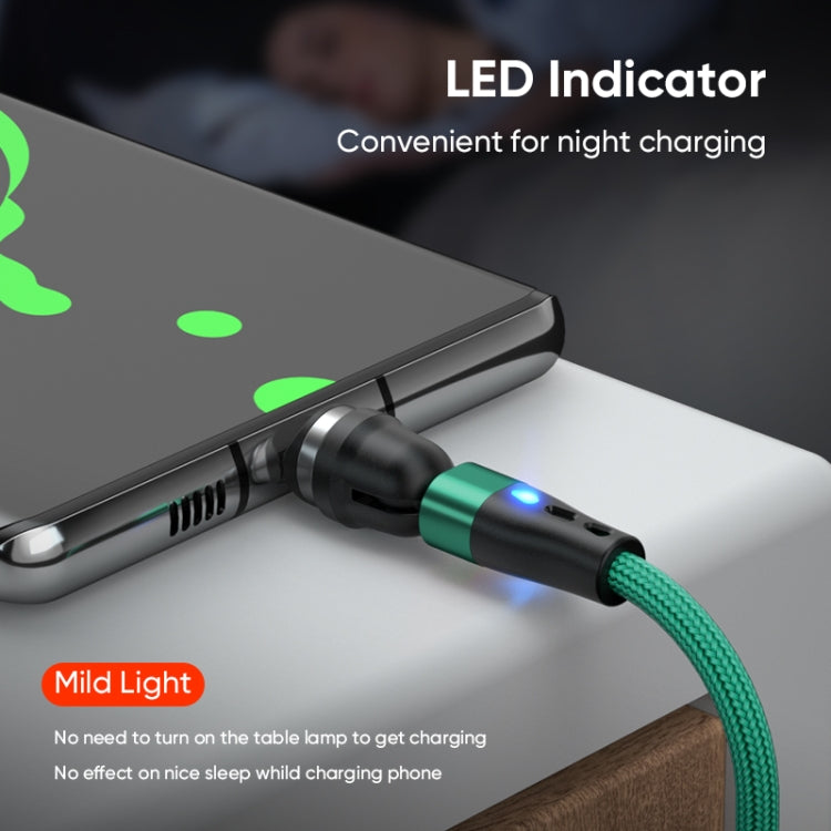 ENKAY PD60W Type-C to Type-C / 8 Pin Magnetic 540 Degrees Rotating Fast Charging Cable, Length:1m(Green) - Charging Cable & Head by ENKAY | Online Shopping South Africa | PMC Jewellery | Buy Now Pay Later Mobicred