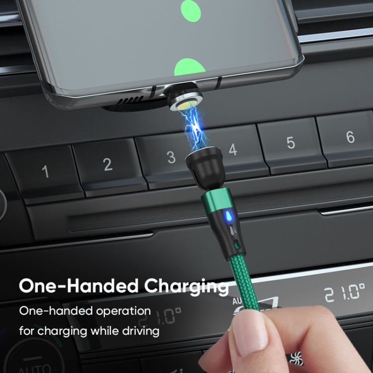 ENKAY PD60W Type-C to Type-C / 8 Pin / Micro USB Magnetic 540 Degrees Rotating Fast Charging Cable, Length:1m(Black) - free shipping - PMC Jewellery - Order now!