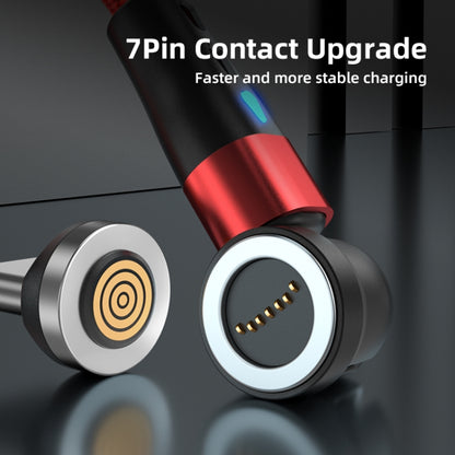 ENKAY 3A USB to Type-C / 8 Pin Magnetic 540 Degrees Rotating Fast Charging Cable, Length:1m(Red) - Charging Cable & Head by ENKAY | Online Shopping South Africa | PMC Jewellery | Buy Now Pay Later Mobicred