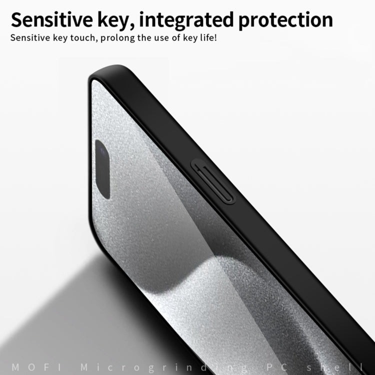 For iPhone 16 Pro MOFI Frosted PC Ultra-thin Hard Phone Case(Black) - free shipping - PMC Jewellery - Order now!