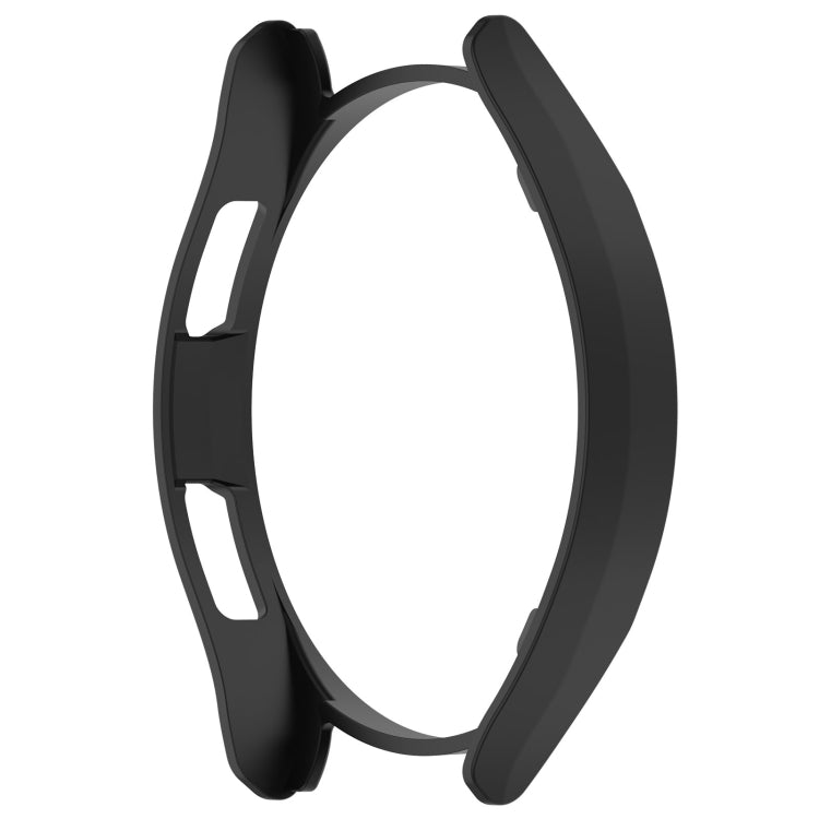 For Samsung Galaxy Watch 6 Classic 47mm Half Coverage Hollow PC Watch Protective Case(Black) - Watch Cases by PMC TechLife | Online Shopping South Africa | PMC TechLife