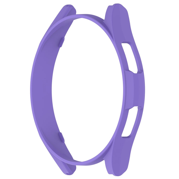 For Samsung Galaxy Watch 6 Classic 47mm Half Coverage Hollow PC Watch Protective Case(Purple) - Watch Cases by PMC TechLife | Online Shopping South Africa | PMC TechLife