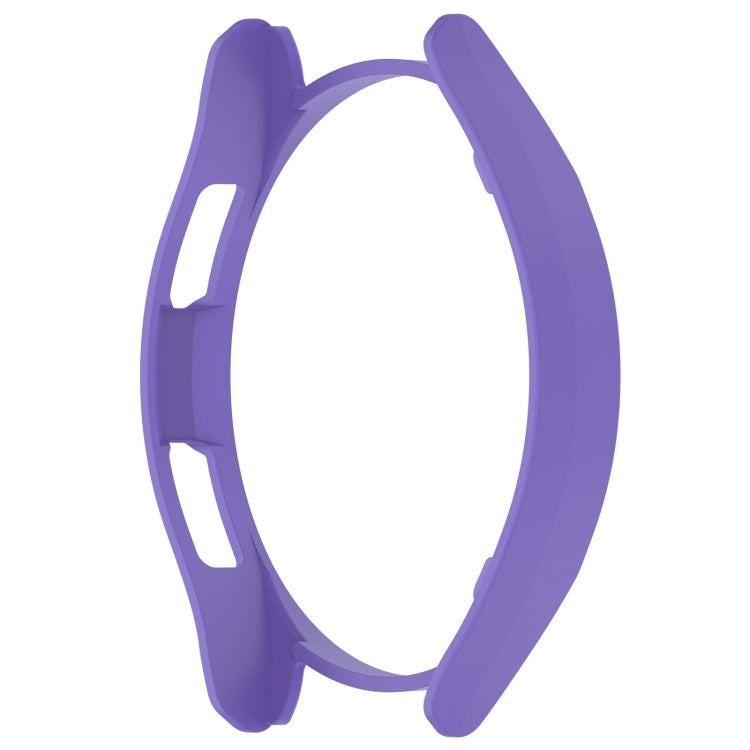 For Samsung Galaxy Watch 6 Classic 47mm Half Coverage Hollow PC Watch Protective Case(Purple) - Watch Cases by PMC TechLife | Online Shopping South Africa | PMC TechLife