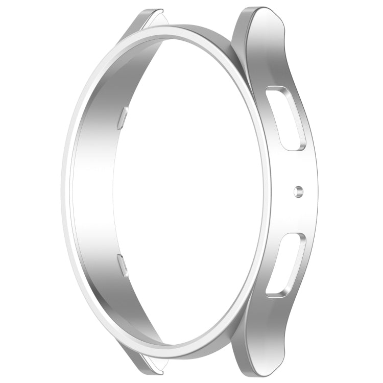 For Samsung Galaxy Watch 6 40mm Half Coverage Hollow PC Watch Protective Case(Silver) - Watch Cases by PMC TechLife | Online Shopping South Africa | PMC TechLife