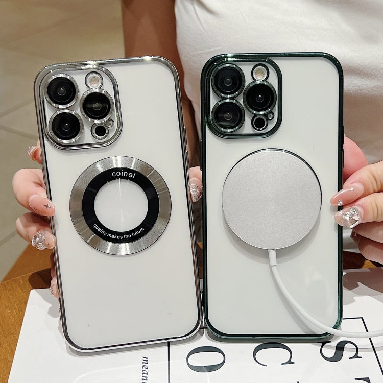 For iPhone 13 Pro Max Magsafe Electroplating TPU Phone Case(Silvery) - iPhone 13 Pro Max Cases by PMC TechLife | Online Shopping South Africa | PMC TechLife