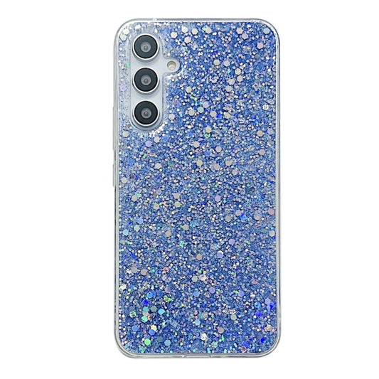 For Samsung Galaxy S24 5G Glitter Sequins Epoxy TPU Phone Case(Blue) - Galaxy S24 5G Cases by PMC Jewellery | Online Shopping South Africa | PMC Jewellery