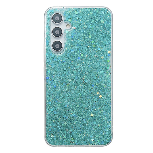 For Samsung Galaxy S24+ 5G Glitter Sequins Epoxy TPU Phone Case(Green) - Galaxy S24+ 5G Cases by PMC Jewellery | Online Shopping South Africa | PMC Jewellery