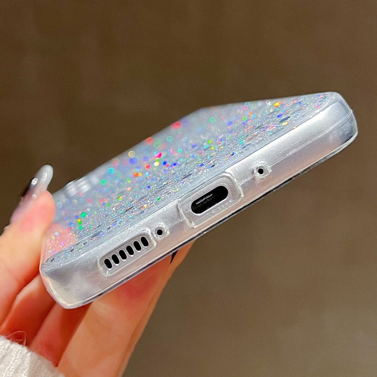 For Samsung Galaxy S24+ 5G Glitter Sequins Epoxy TPU Phone Case(Green) - Galaxy S24+ 5G Cases by PMC Jewellery | Online Shopping South Africa | PMC Jewellery