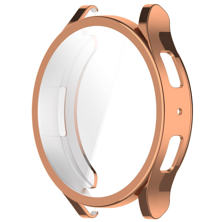 For Samsung Galaxy Watch6 40mm Full Coverage TPU Electroplated Watch Protective Case(Rose Gold) - Watch Cases by PMC TechLife | Online Shopping South Africa | PMC TechLife