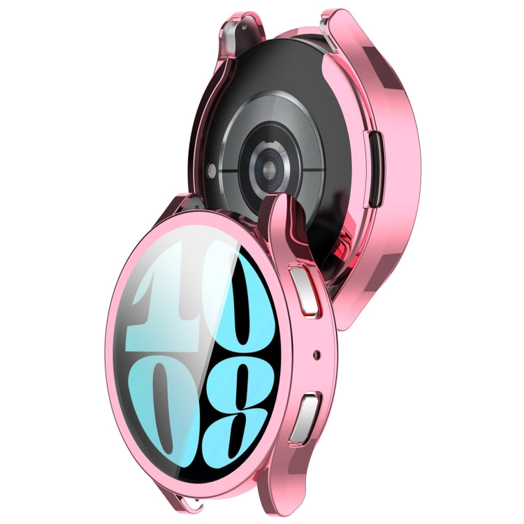 For Samsung Galaxy Watch6 44mm Full Coverage TPU Electroplated Watch Protective Case(Pink) - free shipping - PMC TechLife - Order now!