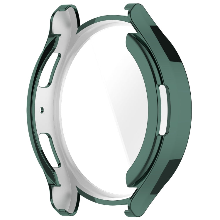 For Samsung Galaxy Watch6 44mm Full Coverage TPU Electroplated Watch Protective Case(Green) - Watch Cases by PMC Jewellery | Online Shopping South Africa | PMC Jewellery