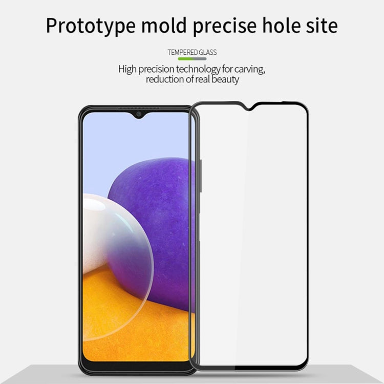 For Samsung Galaxy A25 MOFI 9H 3D Explosion-proof Curved Tempered Glass Film(Black) - Galaxy Tempered Glass by MOFI | Online Shopping South Africa | PMC TechLife
