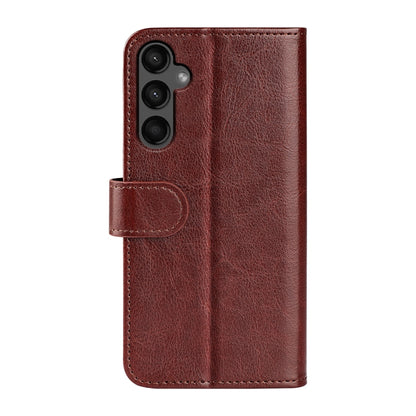 For Samsung Galaxy A15 R64 Texture Horizontal Flip Leather Phone Case(Brown) - Galaxy Phone Cases by PMC Jewellery | Online Shopping South Africa | PMC Jewellery