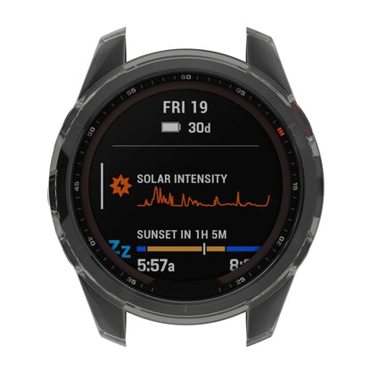 For Garmin Epix Pro 47mm Half-Package TPU Watch Protective Case(Transparent) - Watch Cases by PMC Jewellery | Online Shopping South Africa | PMC Jewellery