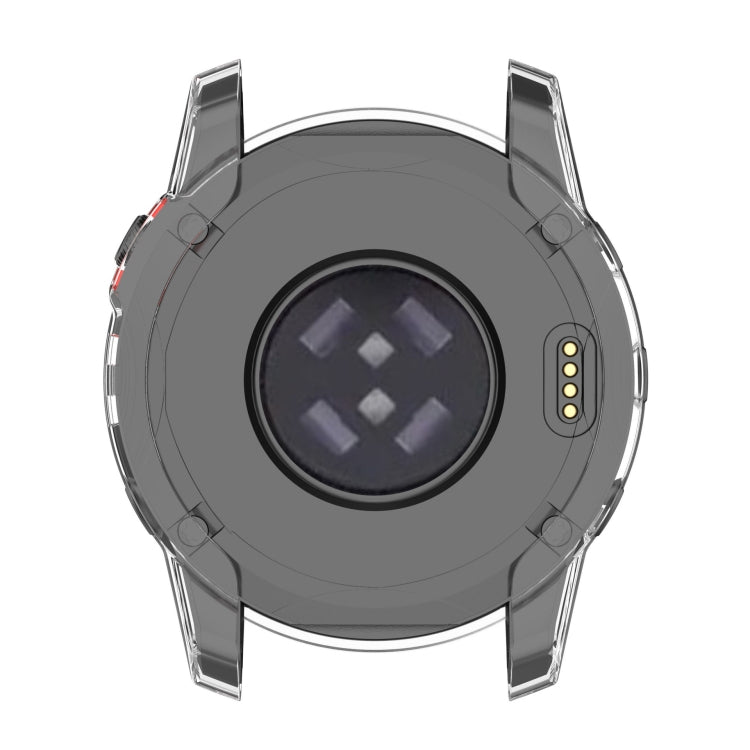 For Garmin Epix Pro 47mm Half-Package TPU Watch Protective Case(Transparent) - Watch Cases by PMC TechLife | Online Shopping South Africa | PMC TechLife | Buy Now Pay Later Mobicred