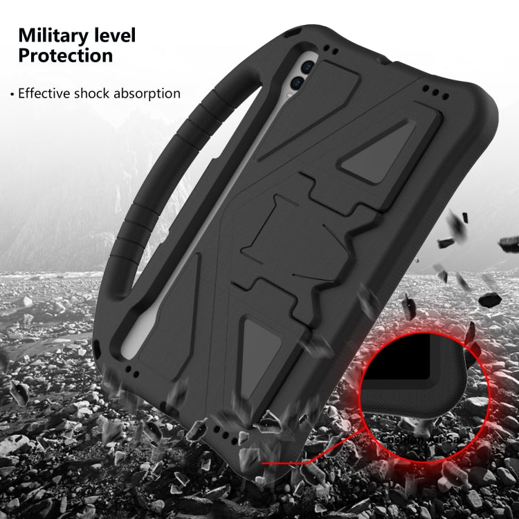 For Samsung Galaxy Tab S9 EVA Shockproof Tablet Case with Holder(Black) - Galaxy Tab S9 Cases by PMC TechLife | Online Shopping South Africa | PMC TechLife