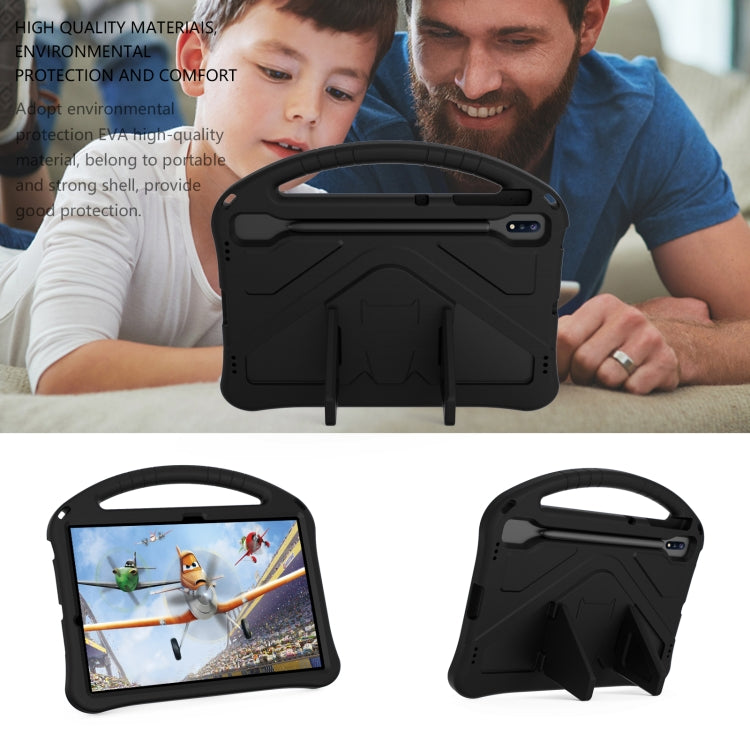 For Samsung Galaxy Tab S10+ 12.4 EVA Shockproof Tablet Case with Holder(Black) - Tab S10+ Cases by PMC Jewellery | Online Shopping South Africa | PMC Jewellery | Buy Now Pay Later Mobicred