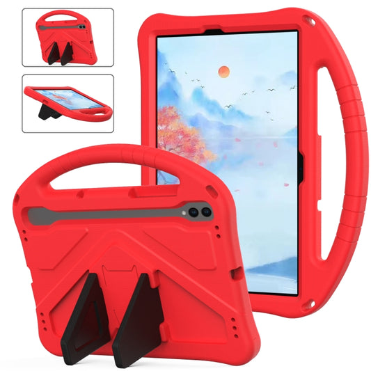 For Samsung Galaxy Tab S10 EVA Shockproof Tablet Case with Holder(Red) - Tab S10 Cases by PMC Jewellery | Online Shopping South Africa | PMC Jewellery | Buy Now Pay Later Mobicred