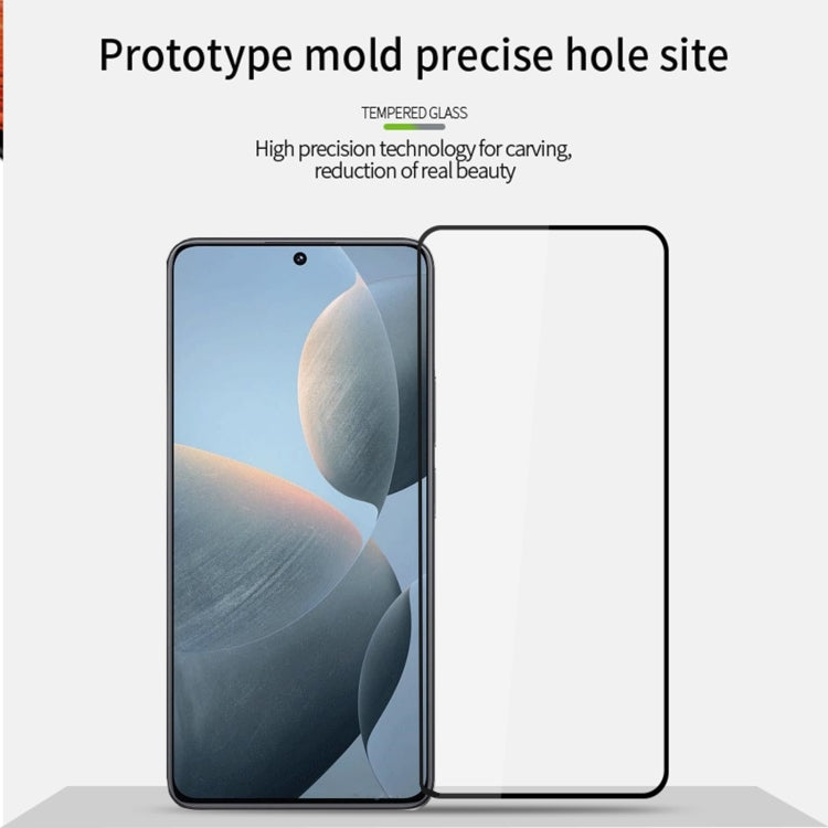 For Xiaomi Redmi K70E PINWUYO 9H 2.5D Full Screen Tempered Glass Film(Black) - K70 Tempered Glass by PINWUYO | Online Shopping South Africa | PMC Jewellery | Buy Now Pay Later Mobicred