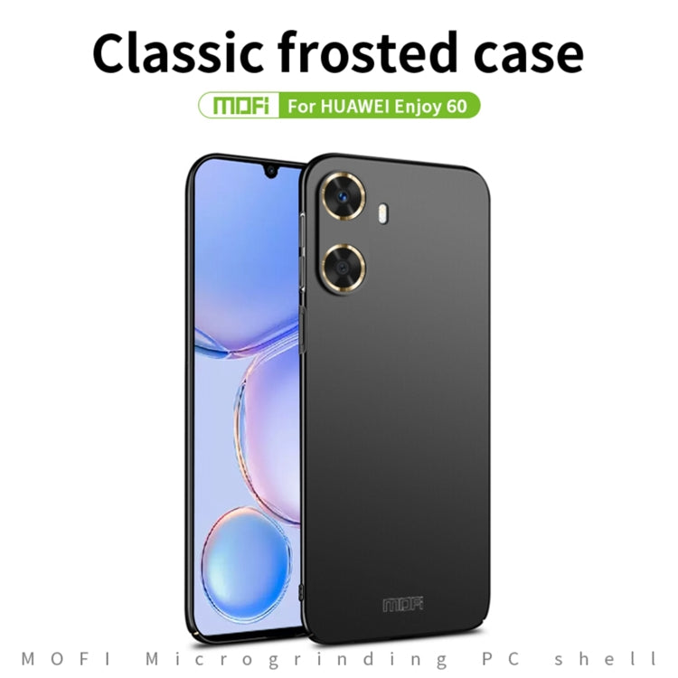 For Huawei Enjoy 60 MOFI Micro-Frosted PC Ultra-thin Hard Phone Case(Blue) - Huawei Cases by MOFI | Online Shopping South Africa | PMC TechLife | Buy Now Pay Later Mobicred