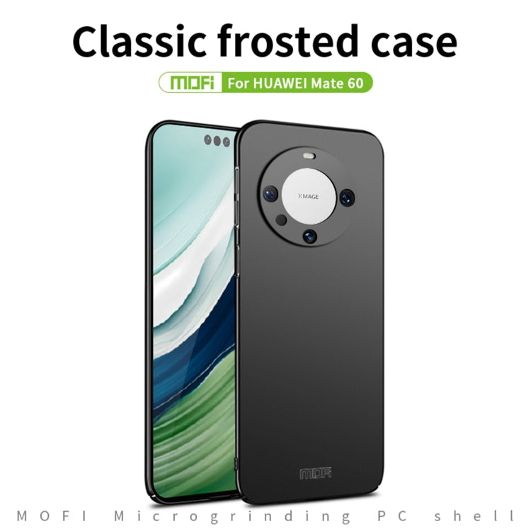 For Huawei Mate 60 MOFI Micro-Frosted PC Ultra-thin Hard Phone Case(Red) - Huawei Cases by MOFI | Online Shopping South Africa | PMC TechLife | Buy Now Pay Later Mobicred