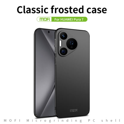 For Huawei Pura 70 MOFI Micro-Frosted PC Ultra-thin Hard Phone Case(Blue) - Huawei Cases by MOFI | Online Shopping South Africa | PMC Jewellery | Buy Now Pay Later Mobicred