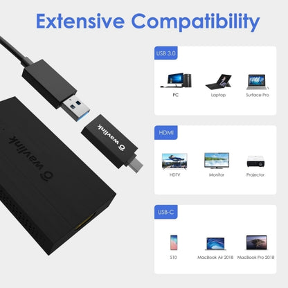 Wavlink UG7601HC Portable USB3.0-USB-C To HDMI Display Adapter - Adapter by WAVLINK | Online Shopping South Africa | PMC Jewellery | Buy Now Pay Later Mobicred