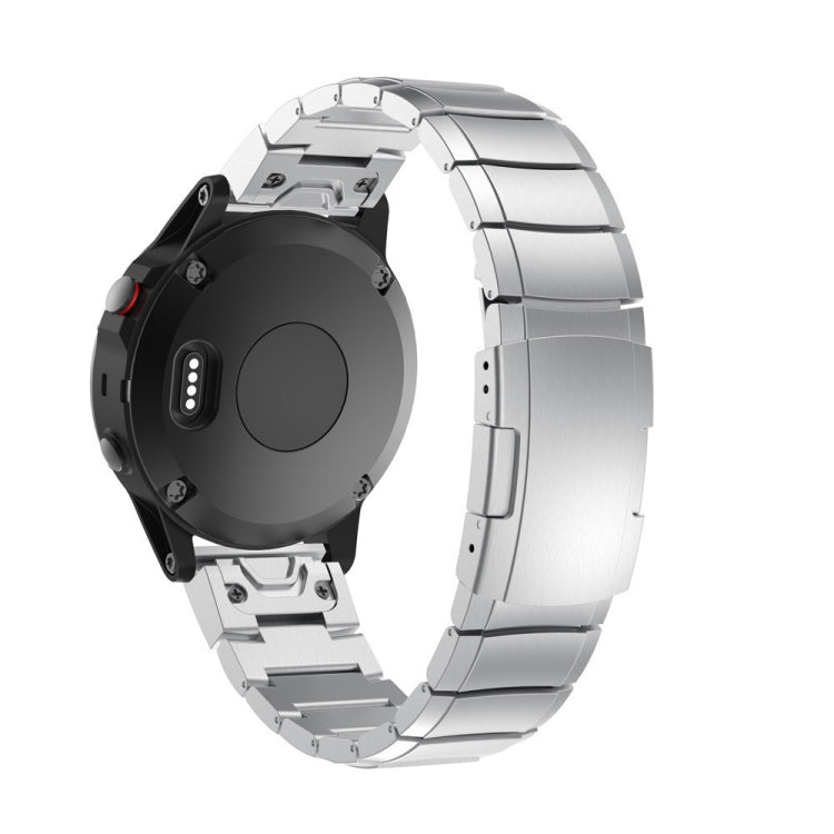 For Garmin Enduro 26mm Titanium Alloy Quick Release Watch Band(Sliver) - Watch Bands by PMC TechLife | Online Shopping South Africa | PMC TechLife