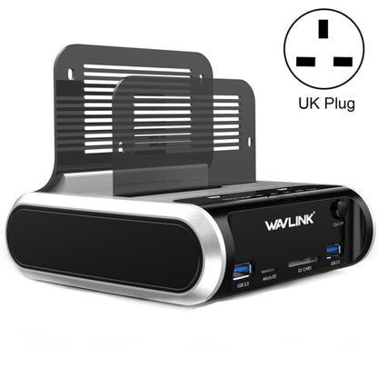 Wavlink ST336A SSD HDD Fast Offline Clone SATA  USB 3.0 External Hard Drive Case(UK Plug) - HDD Enclosure by WAVLINK | Online Shopping South Africa | PMC Jewellery | Buy Now Pay Later Mobicred