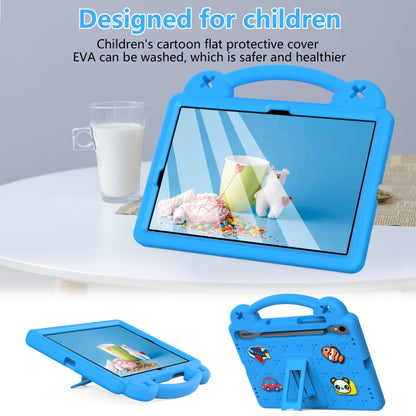 For Samsung Galaxy Tab S9 FE / X510N Handle Kickstand Children EVA Shockproof Tablet Case(Sky Blue) - Galaxy Tab S9 FE by PMC Jewellery | Online Shopping South Africa | PMC Jewellery