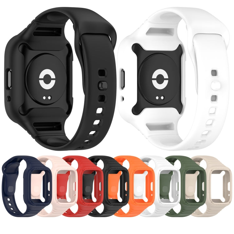 For Redmi Watch 3 Active Integrated Fully Enclosed Silicone Watch Band(Ink Blue) - Watch Bands by PMC TechLife | Online Shopping South Africa | PMC TechLife | Buy Now Pay Later Mobicred