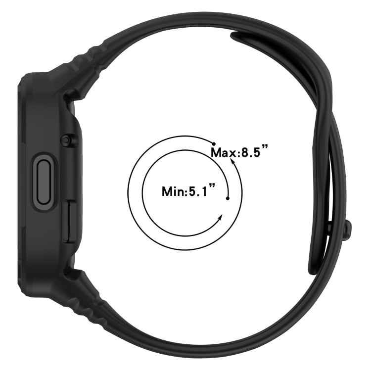 For Redmi Watch 3 Integrated Fully Enclosed Silicone Watch Band(Ink Blue) - Watch Bands by PMC TechLife | Online Shopping South Africa | PMC TechLife | Buy Now Pay Later Mobicred
