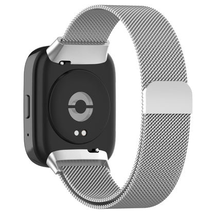 For Redmi Watch 3 Active Milan Magnetic Steel Mesh Watch Band(Silver) - Watch Bands by PMC Jewellery | Online Shopping South Africa | PMC Jewellery