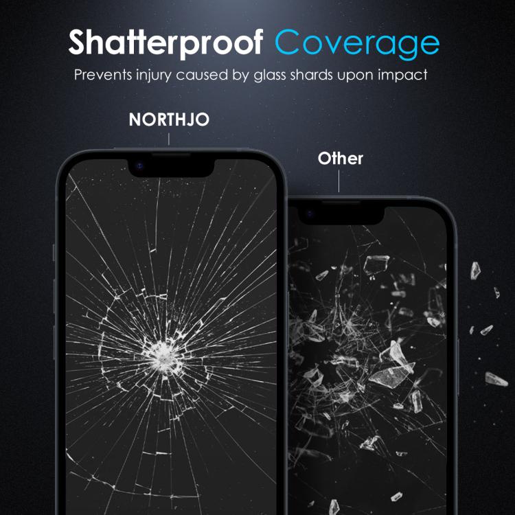 For iPhone 16e NORTHJO A++ Screen Protector Tempered Glass Film(Clear) - free shipping - PMC TechLife - Order now!