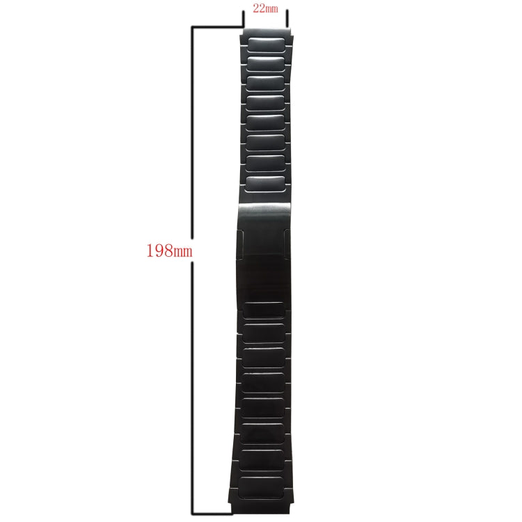 For Garmin Forerunner 255 22mm I-Shaped Titanium Alloy Watch Band(Grey) - Watch Bands by PMC TechLife | Online Shopping South Africa | PMC TechLife