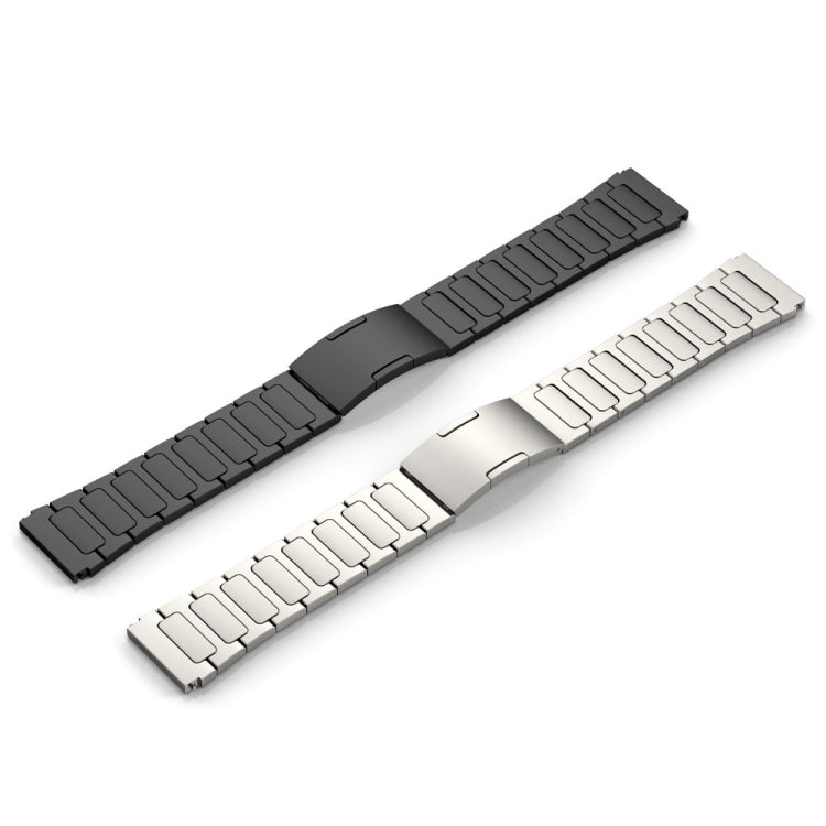For Garmin Forerunner 265 22mm I-Shaped Titanium Alloy Watch Band(Grey) - Watch Bands by PMC Jewellery | Online Shopping South Africa | PMC Jewellery