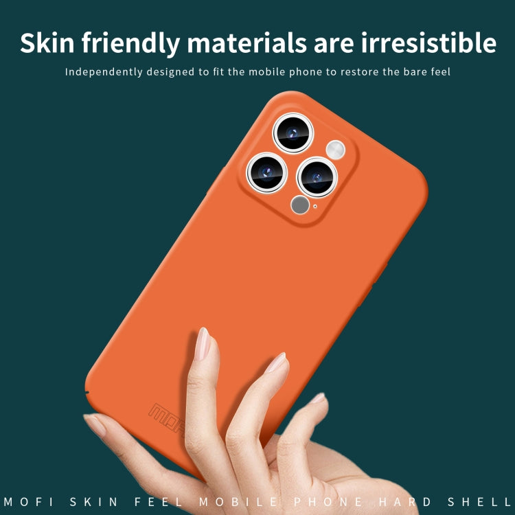 For iPhone 15 Pro Max MOFI Qin Series Skin Feel All-inclusive Silicone Phone Case(Blue) - iPhone 15 Pro Max Cases by MOFI | Online Shopping South Africa | PMC Jewellery