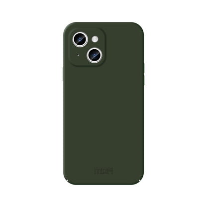 For iPhone 14 Plus MOFI Qin Series Skin Feel All-inclusive PC Phone Case(Green) - iPhone 14 Plus Cases by MOFI | Online Shopping South Africa | PMC Jewellery