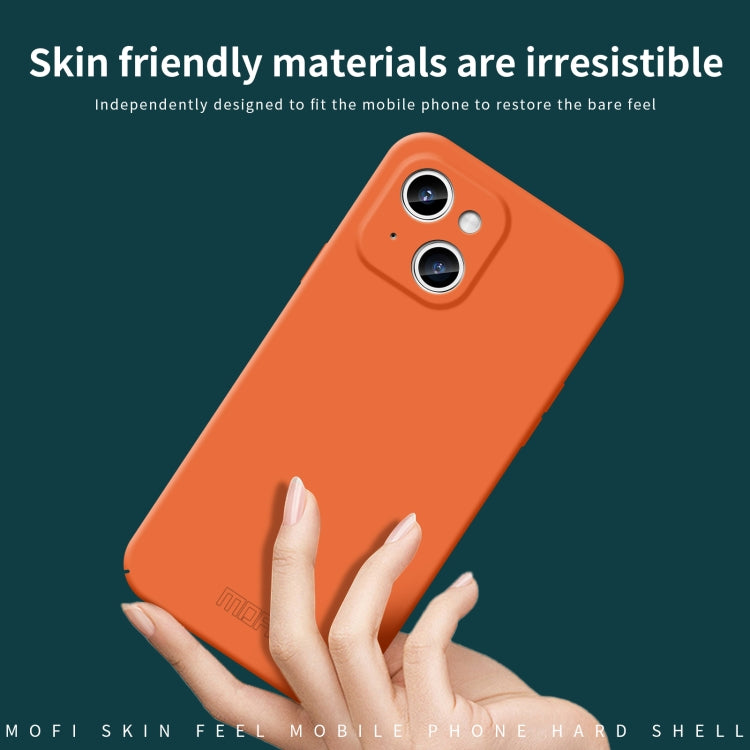 For iPhone 14 MOFI Qin Series Skin Feel All-inclusive PC Phone Case(Green) - free shipping - PMC TechLife - Order now!
